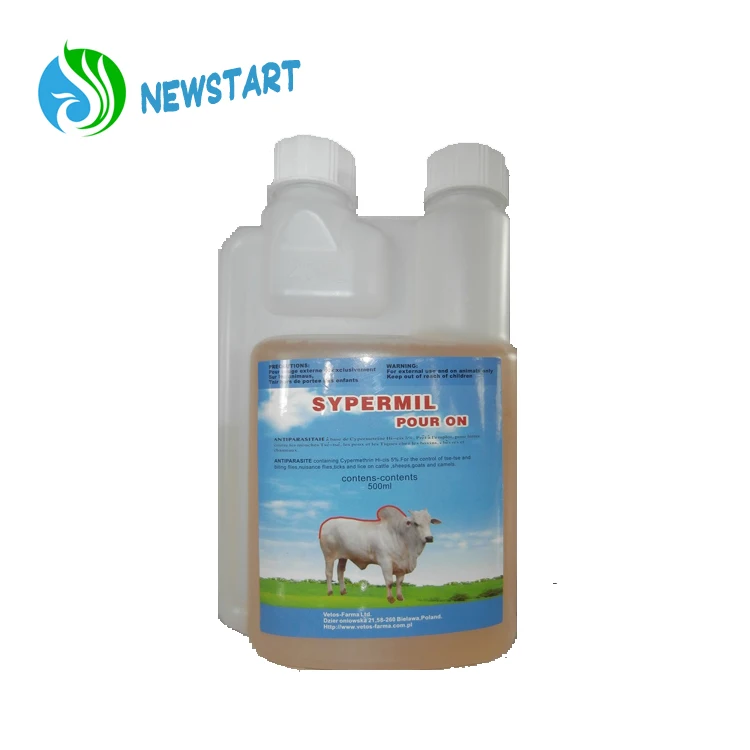 
For Middle East Market Cypermethrin 100g/L EC Pour On Veterinary Use For Livestock Animal 