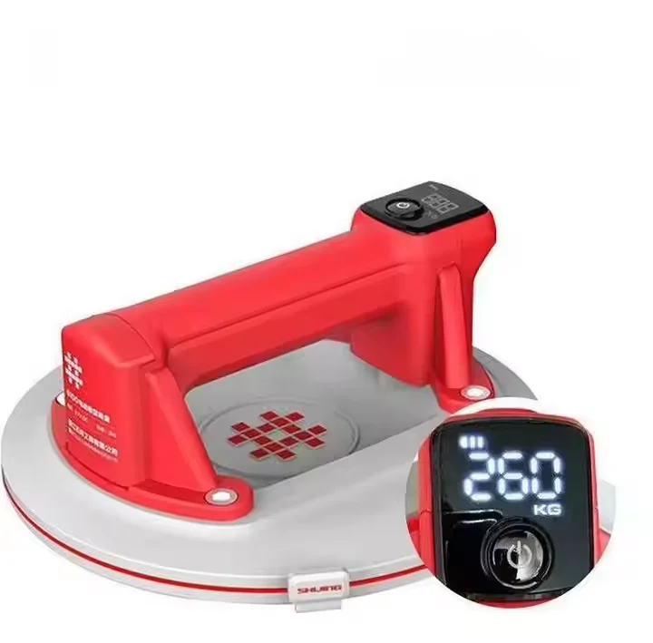 6100 Shijing Suction Cup Vacuum Air Filling Electric Handheld for Vacuum Lifter 260kgs Tile Glass Ceramic Stone Transporter Tool