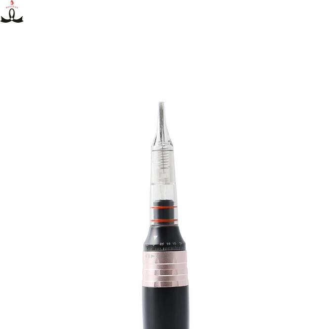 

Factory Direct YD Bello 5F PMU Needles Transparent Permanent Makeup Machine Needles for Lips Shading, Black color