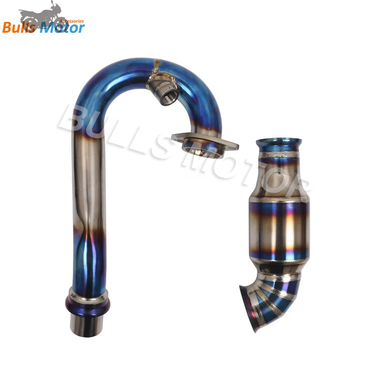 

Bulls Motor titanium alloy de-cat exhaust downpipe for 2017 2018 2019 KTM RC390 DUKE250 DUKE390 EXHAUST