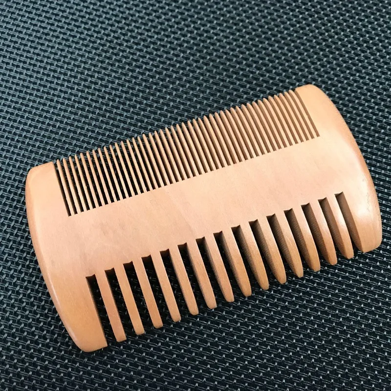 

Popular hot selling low price wooden hair comb custom personalized beard comb, Natural color