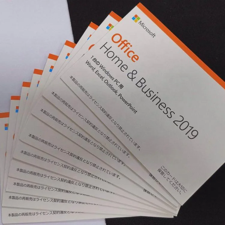 

Wholesale Office 2019 Home and Business For Windows retail keycard office 2019 hb Japanese version activate online for mac/pc