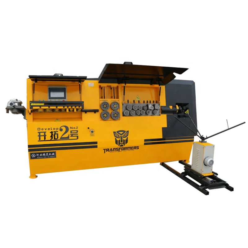 
Develop No.2 High-efficiency CNC hoop making machine, automatic rebar bending machine 