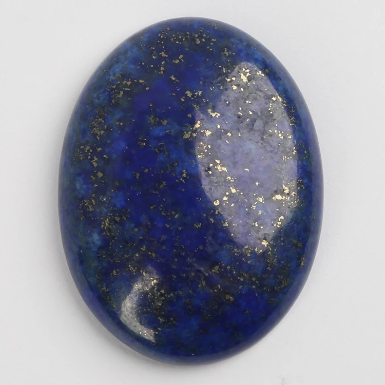 

Xuqian Color Well Polished Tumble Stones Lapis Lazuli Stone Good Quality Dark Blue Gemstone Jewelry DIY Natural Oval Cut Crystal