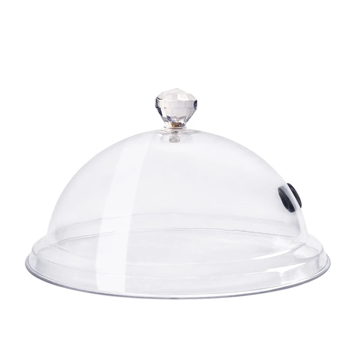 

12 inch Plastic Cloche Lid Dome Cover for Smoking Gun Infuser Specialized Accessory for Smoker Gun Plates Bowls