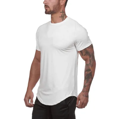 

Summer sports fitness short-sleeved men's quick-drying training T-shirt