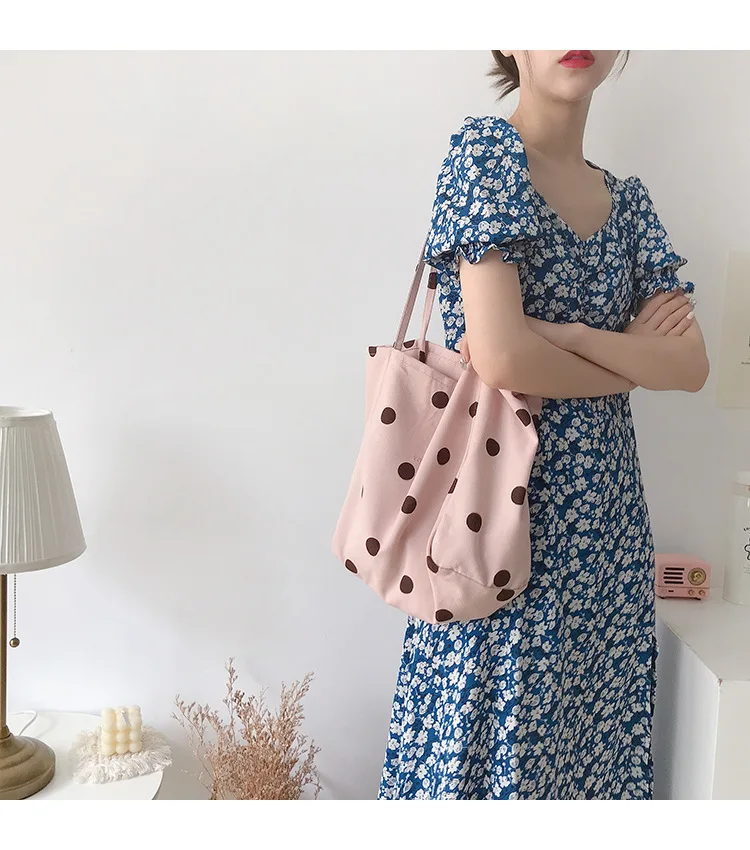 

Fashion Low MOQ New Design Cotton Canvas Shoulder Bags Tote Shopping Bag, Customized color