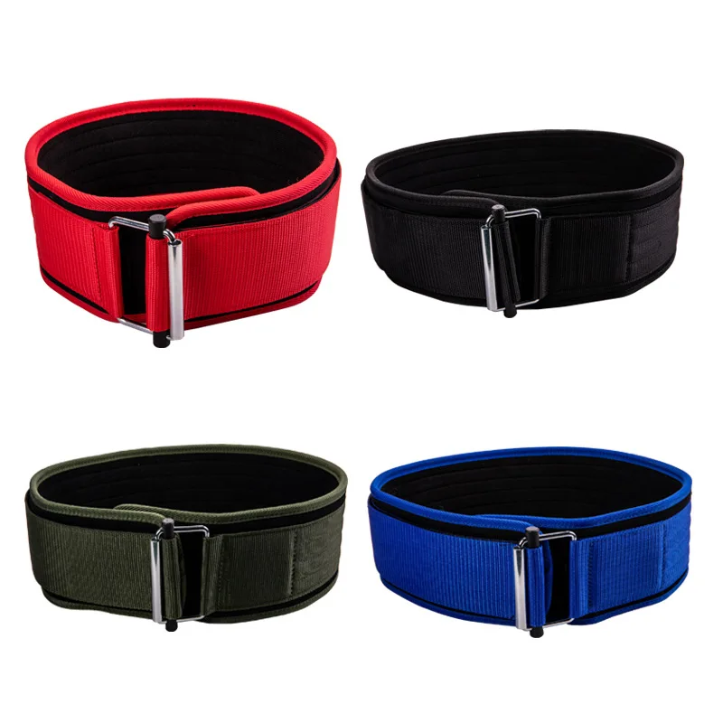 WS6121 Custom Logo Gym Waist Trainer Self-Locking Weight Lifting Belt with Protection Function Wholesale From Manufacturer