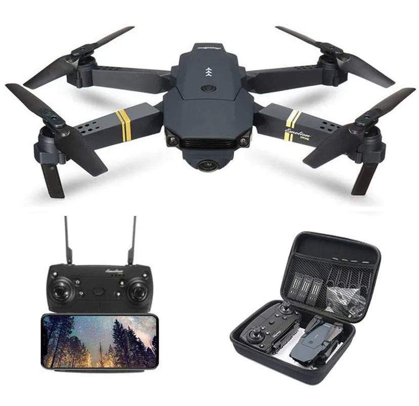 

E58 Mini Drone Foldable Altitude Hold Quadcopter Drone with HD Camera Live Video E58 Drone