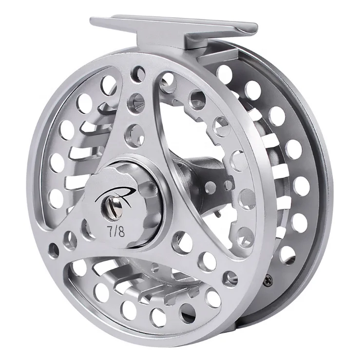 

Machined Aluminium large Drag Fly Reel metal Ice Fishing Reels fly fishing reel for Winter fishing