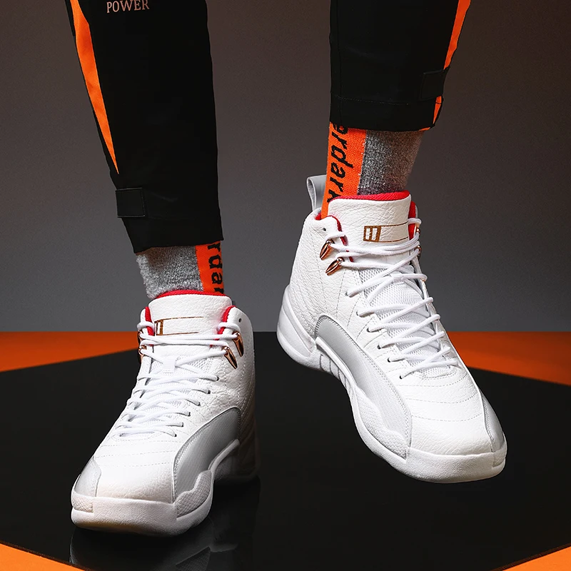 
2020 New Design China Wholesale Brand Logo Custom AJ 12 Style High Quality Basketball Shoes for Men 