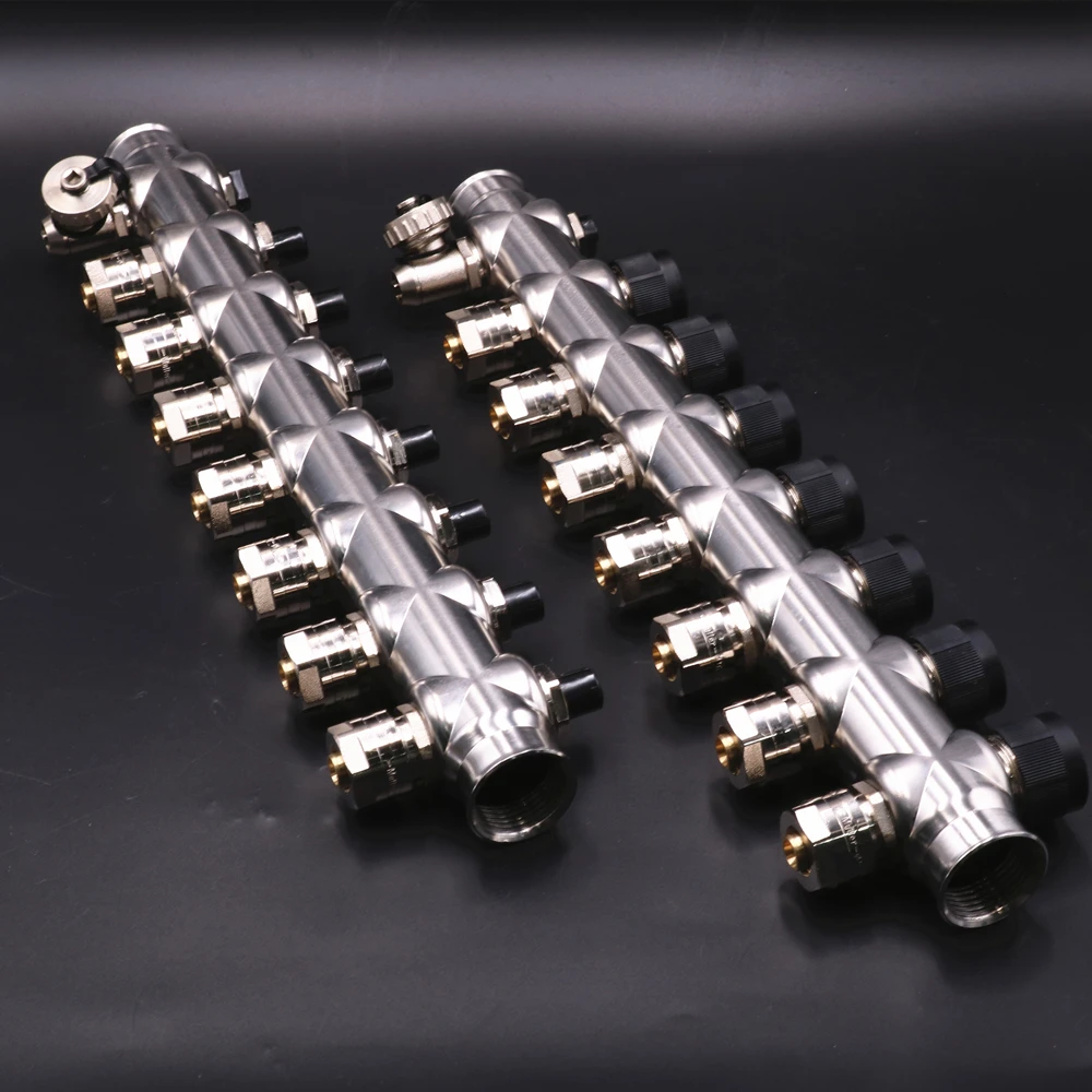 304 Stainless Steel Manifold Water Collector For Radiant Underfloor