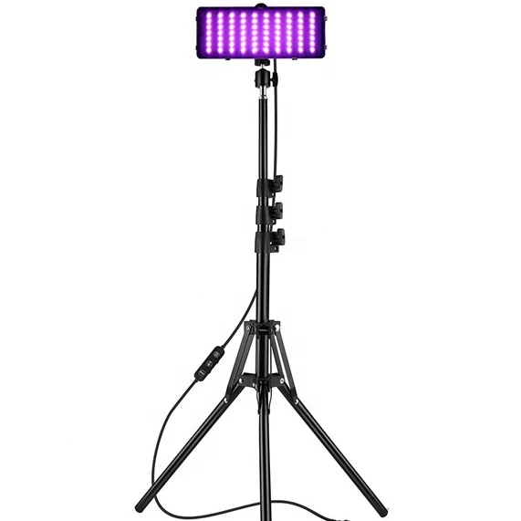 

Portable slim RGB Panel Light photography lighting kit studio, Black