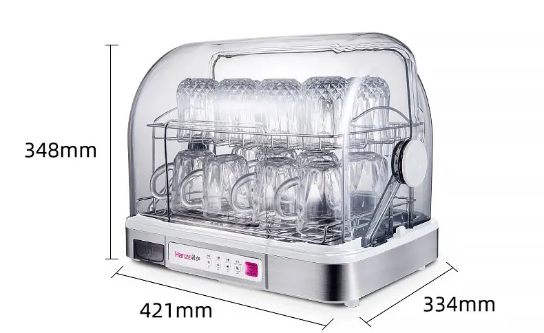 
26L dish disinfection cabinet kitchen dish sterilizer countertop dish disinfection dryer machine 