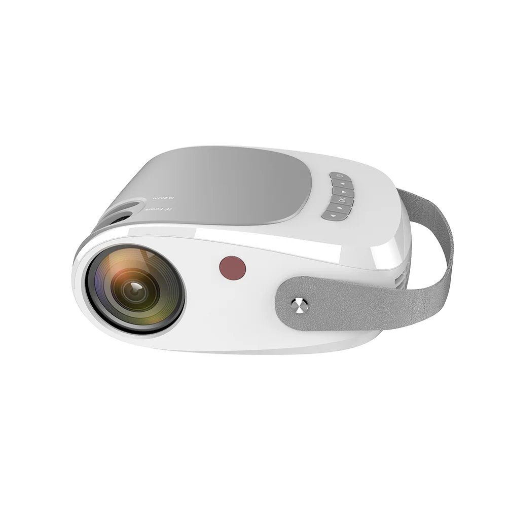 

factory 2021 Hot Selling Factory Price Video projector for Home Use 3D Support 4K Cinema Projector, White