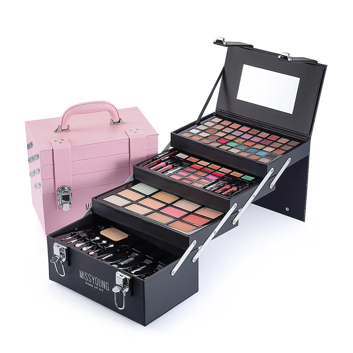 

Ready To Ship 80 colors Organic Korean girl Cosmetics all in one Women Makeup Set box cosmetic