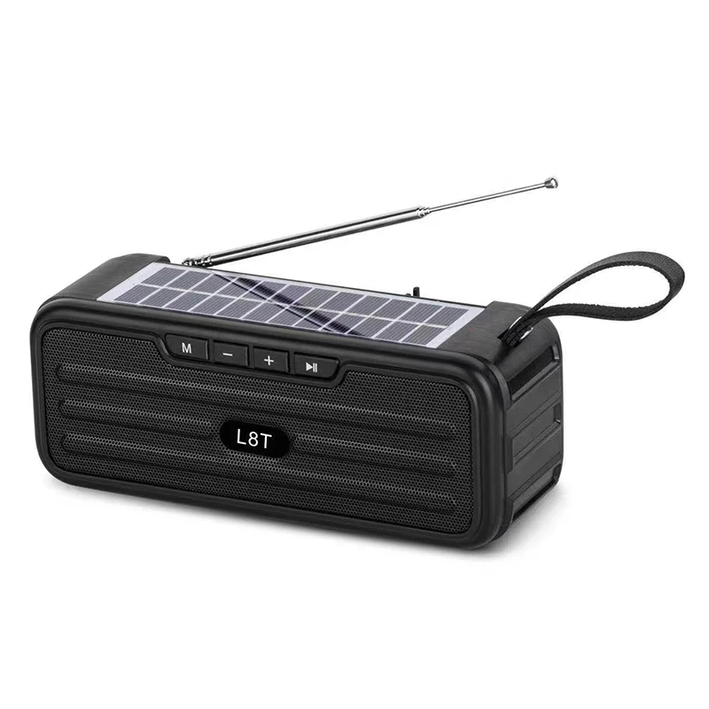 

Customizing Logo Small Mini, Super Bass Power Audio, Active Solar Wireless Speaker/