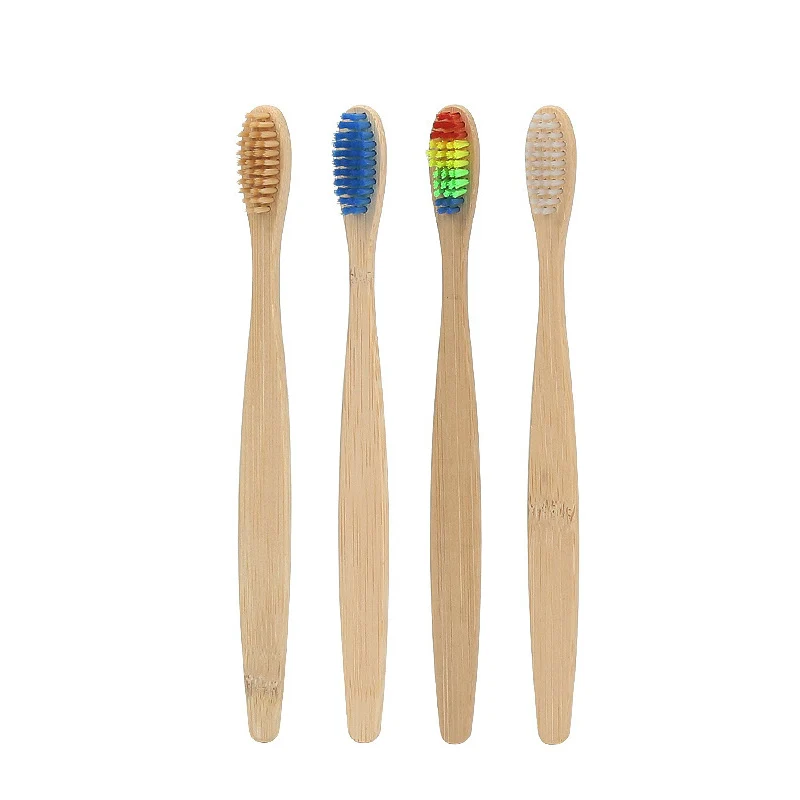 

100% Biodegradable Natural Bamboo Toothbrush customized paper box OEM