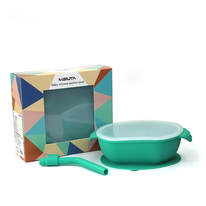 

Manufacturer Custom Food Grade Non-slip Suction Kids Table Silicone Baby Soft Plate, Blue/pink/green