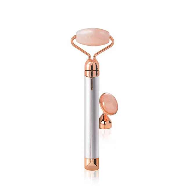 2019 amazon best selly facial massage roller handheld massage roller vibrating mini face massager roller