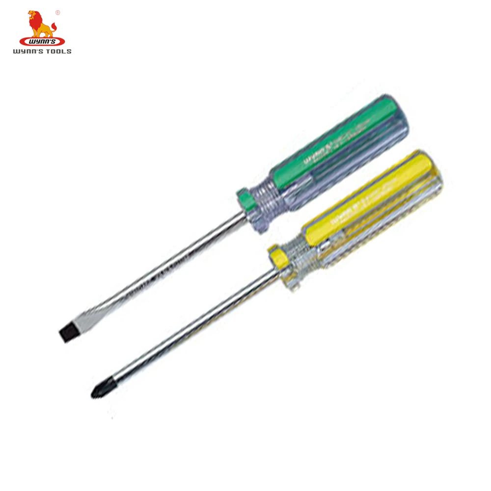 Wholesale plastic handle cheap Slotted Philips screwdriver bit hand tool Screwdriver tools