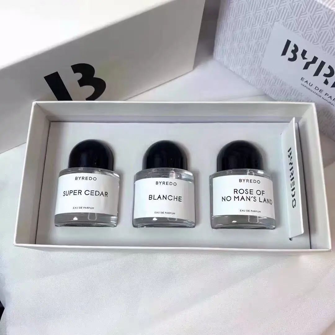 

Hot sale top quality Byredo Spray Eau de Toilette 6 Style perfume for women Perfumeset3*30ml long lasting Time, White