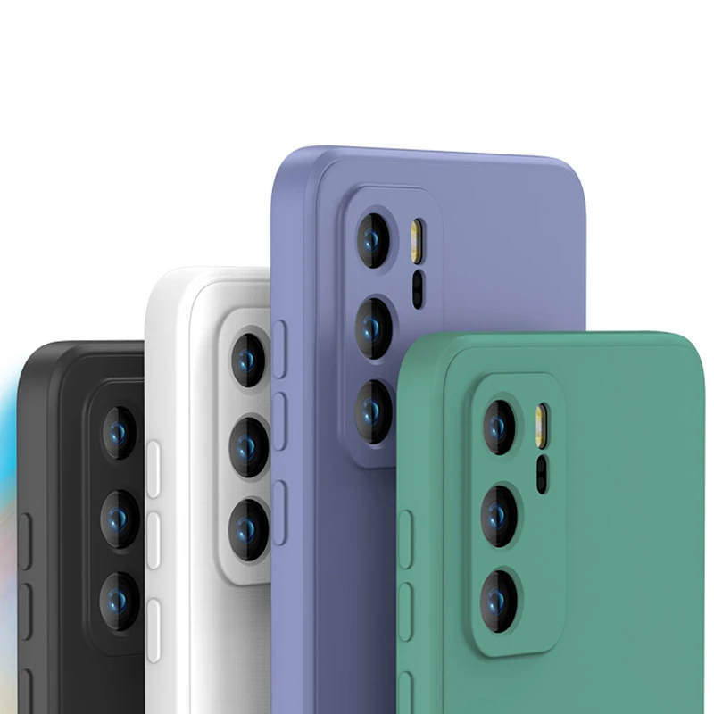 

for Xiaomi 10 Pro New upgrade cover camera liquid silicone phone case for xiaomi redmi 9 original soft protective back cover, Multi colors