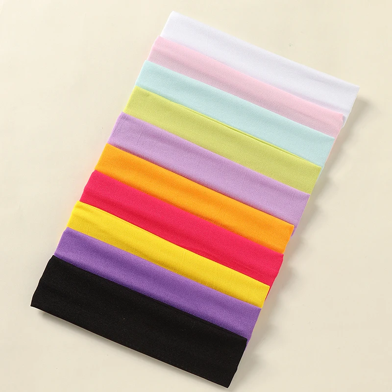 

10Pcs/Set Wholesale Cheap Simple Colorful Wireless Sports Hand Band Yoga Hair Hand Hair Accessories For Women