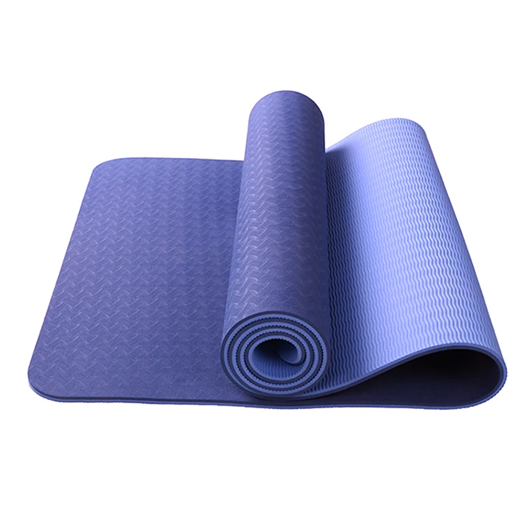 

Light Blue Custom Design Fitness Gym Anti Slip Eco Friendly Yoga Mat