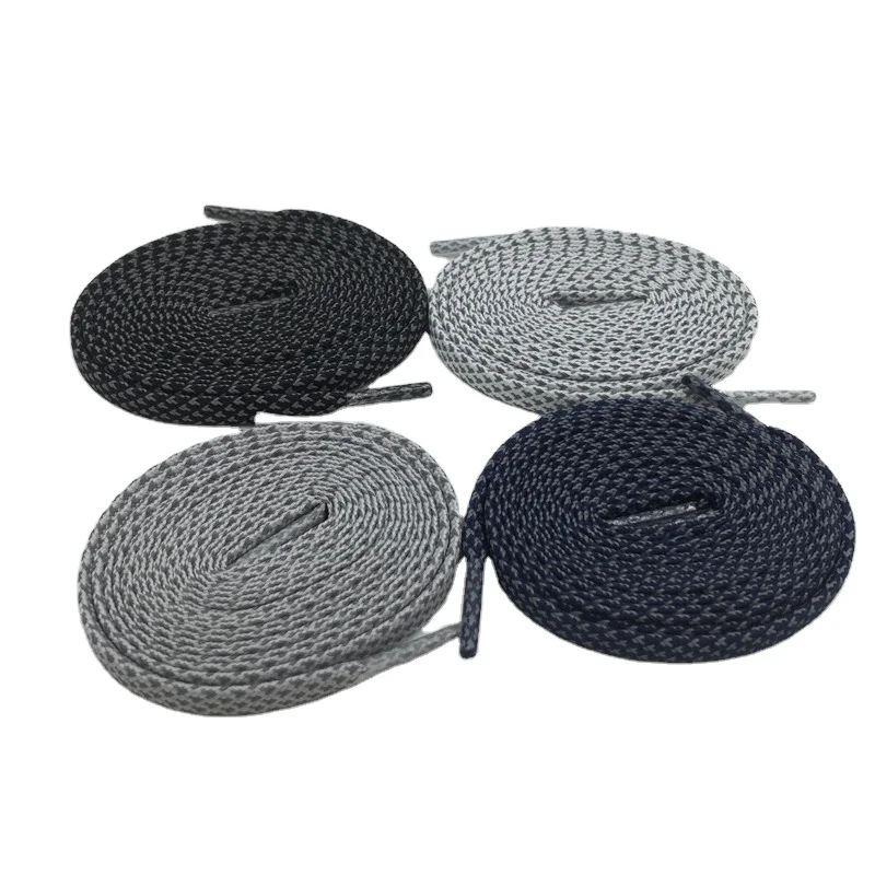 

Wellace 3 m reflective shoelaces cool shoelaces black and white shoelaces, Customized pantone color+grey 3m