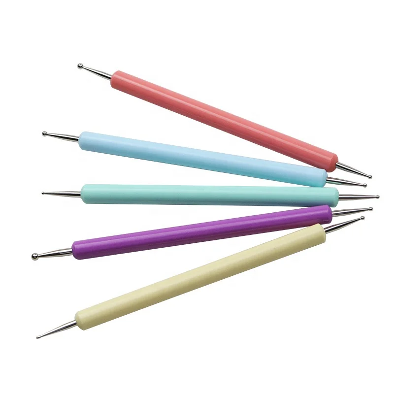 

Dual-ended Rhinestones Picker Nail Art Painting Dotting Brush Point Drill Pen Nail Art Dotting Tools, Pictures showed