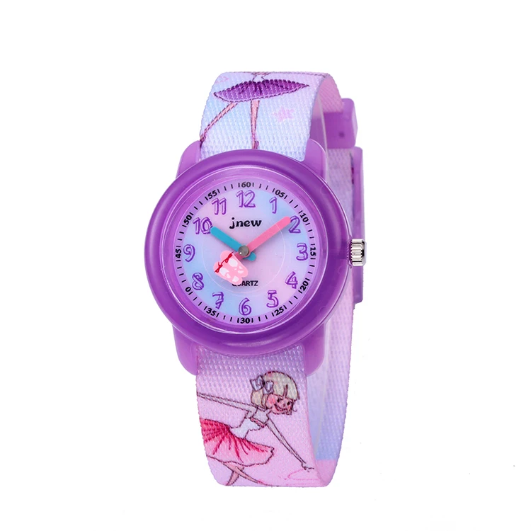 

Quartz kids watch with ribbon 3 ATM waterproof dance girl cute ladies watch woman