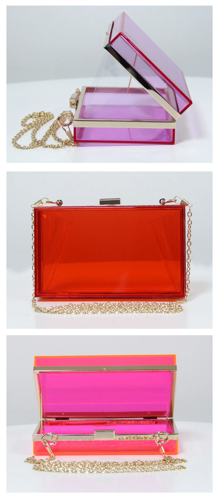 clear envelope purse