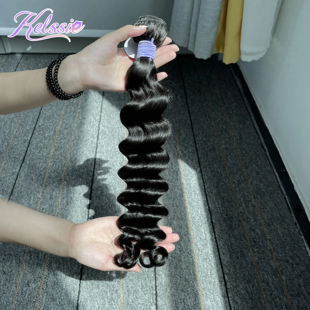 

Extension Human Hair Bundle 10A,Human Hair Extension Weave,Unprocessed Tape Russian 30 Inch 2021 100% Human Hair Extension, Natural color