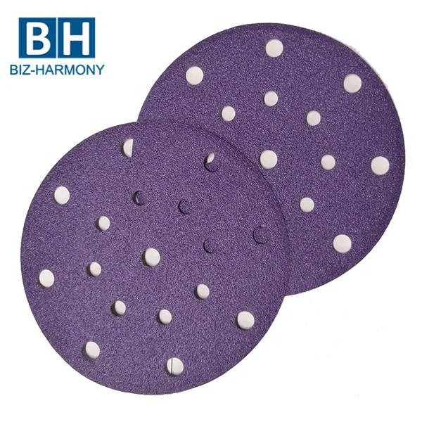 
Grinder Backing Silicon Carbide Sandpaper Yellow PSA Coated Automotive Sanding Disc 