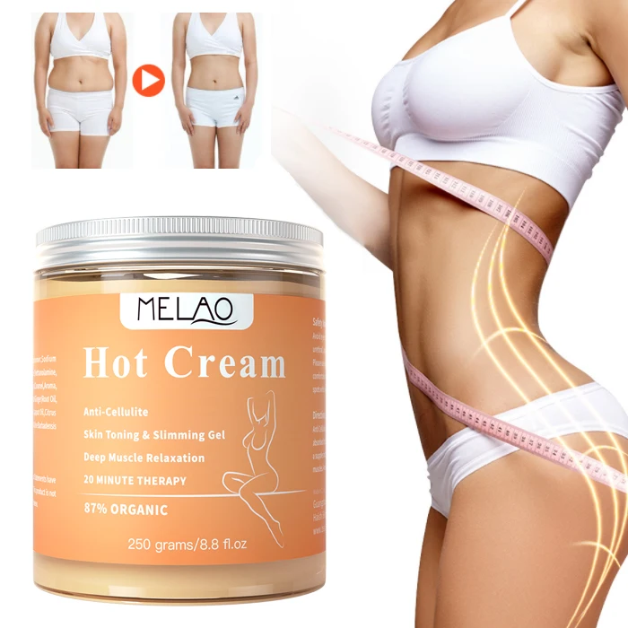 

OEM private label melao hot cream fat burner natural organic belly and leg fat burning fitness weight loss slimming cream