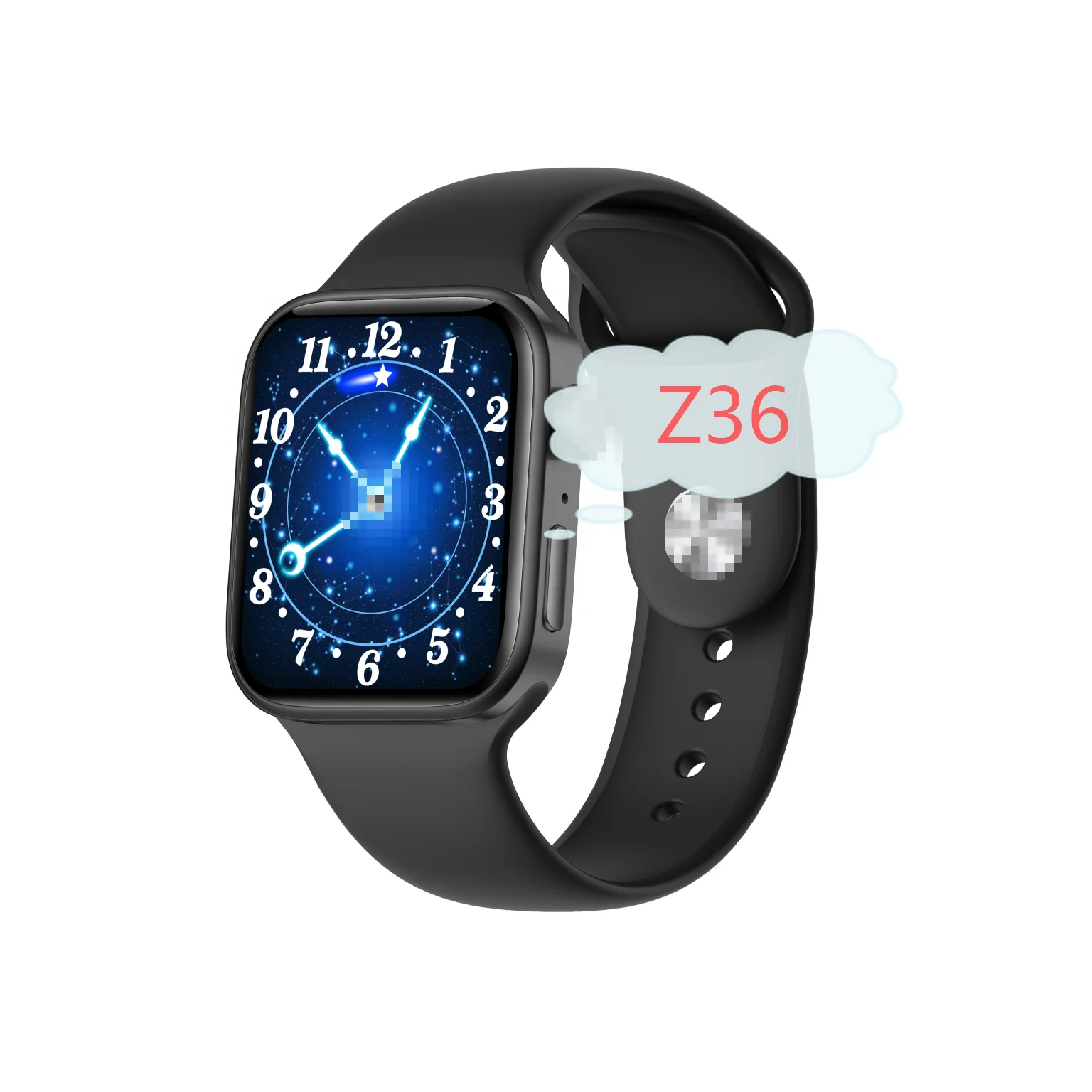 

2021 new top sell factory Series 7 smartwatch z36 reloj inteligent z36 4g 1.7 inch full touch screen z36 smart watch Series 7 iw