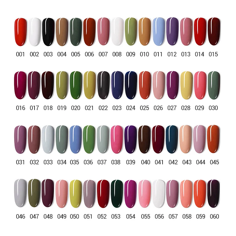 

2021 hot sale 168 colors pure color UV nail gel polish nail art product