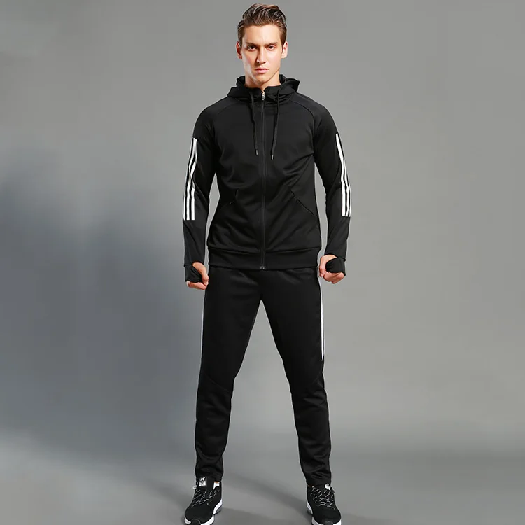 

Good Quality Sport Running Tracksuits Men Jogger Sweatsuit With Hoodies