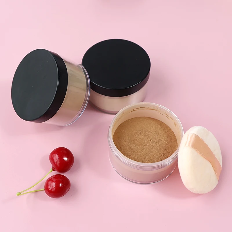 

Waterproof Foundation Face Base Makeup Loose Powder Professional Private Label Waterproof Oil Control Mineral Setting Powder