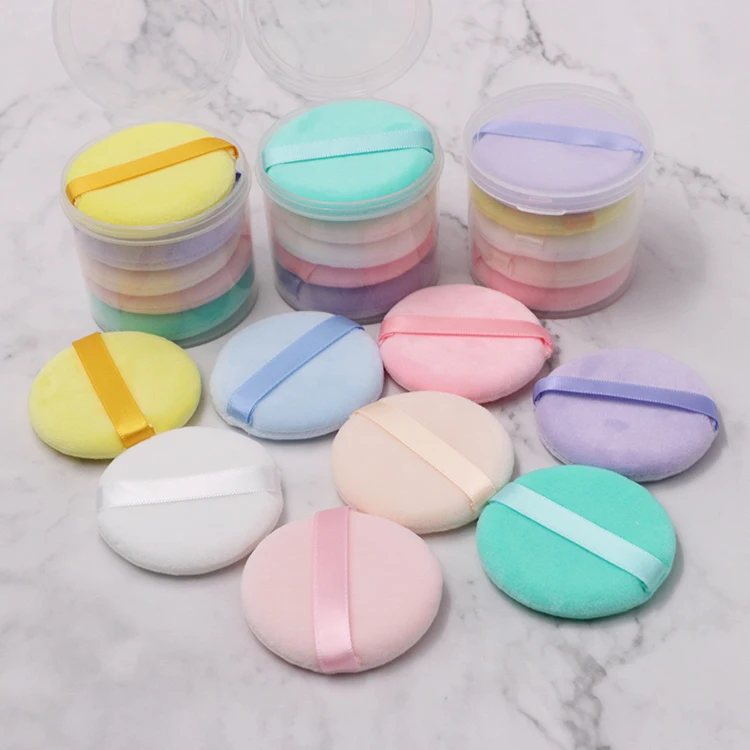 

Colorful 5pcs packed Custom professional Air Cushion BB Cream Puff Makeup Foundation Sponge Facial Smooth Cosmetic Powder Puff, Customized color