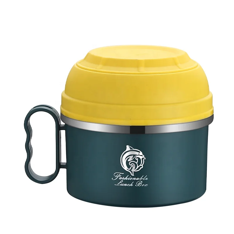 

Amazon hot selling stainless steel instant noodle cup lunch box