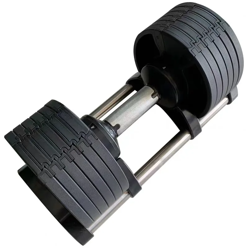 

china high quality Fitness Equipment quick weight adjustable dumbbell, Black