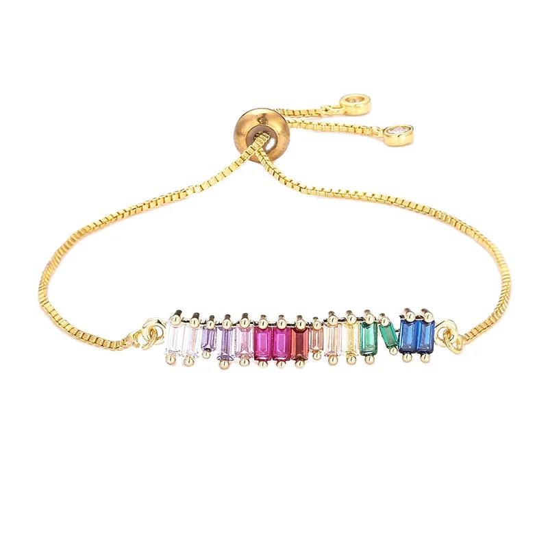

Rose Quartz Bracelet, Raw Crystal Gemstone Minimalist Sliding Stainless Steel Chain Sliding Bracelet, Picture shows