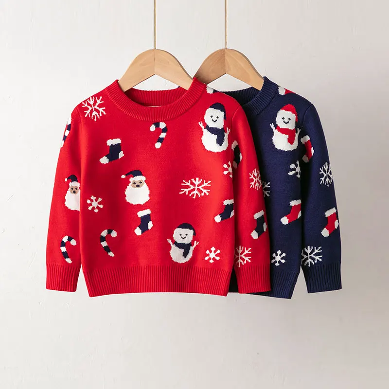 

Wholesale Baby Tops Unisex Sweater In Stock Christmas Baby Sweater