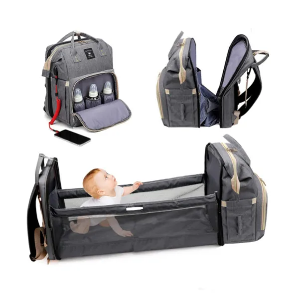 

Diaper Bag Backpack, Multifunctional Waterproof Travel Back Pack Maternity Baby Nappy Changing Bags Large Capacity Mommy Diaper