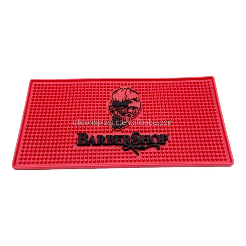 

OEM logo China manufacturer custom bar spill mat, Customized color