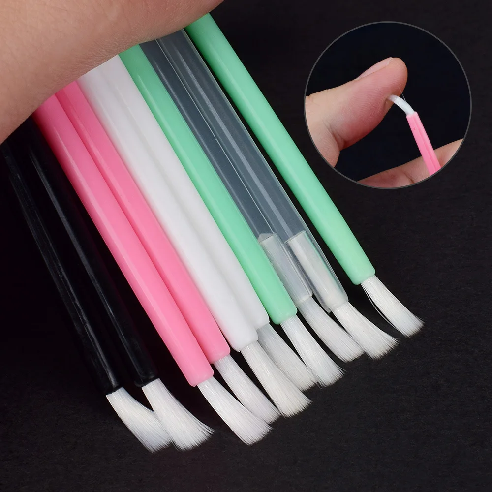 

Wholesale Transparent Handle Lip Makeup Brush Lip Stick Applicator Disposable Lip Makeup Brushes