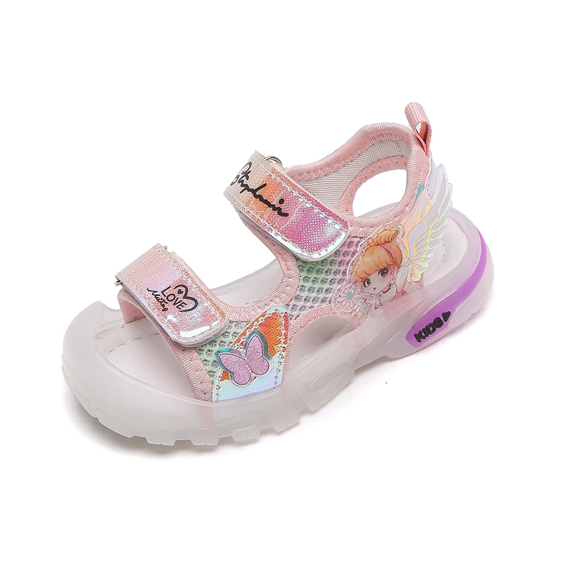 

High quality princess sandals summer shoes for kids