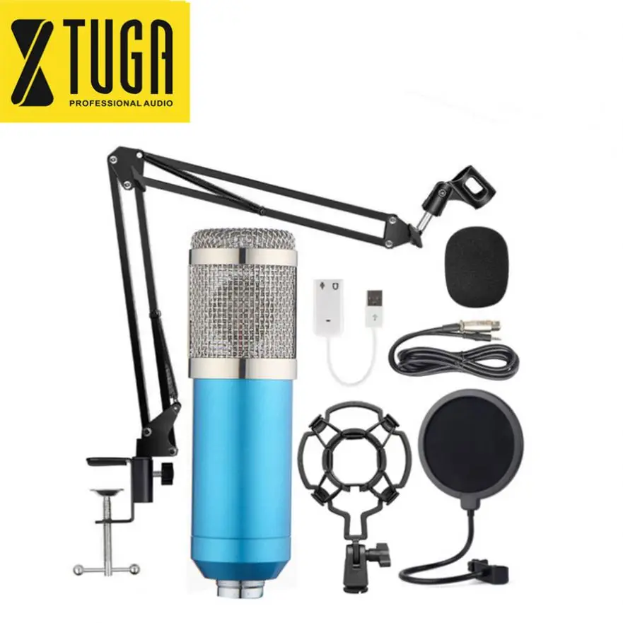

Custom Black Neumann Tlm 102 Studio Microphone With Tripod Holder, Black,silver,gold,blue,pink